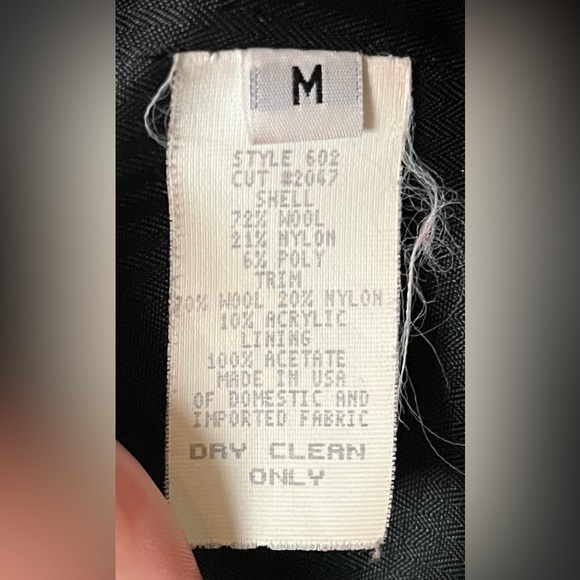 Vintage cb Wraps by Canvasbacks M Wool Plaid Multi Pattern Zip Jacket - Picture 6 of 7